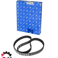 تسمه تایم پژو 206 تیپ 5 ایساکو 134 دندانه با زمان‌بندی دقیق و عملکرد پایدار موتور